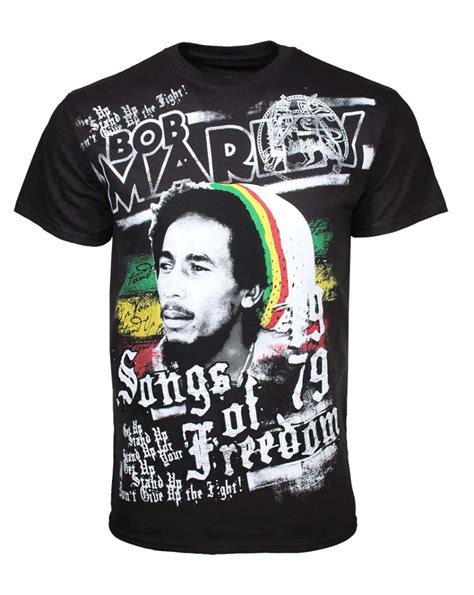 Bob Marley Bob Marley Freedom T Shirt Men Loudtrax