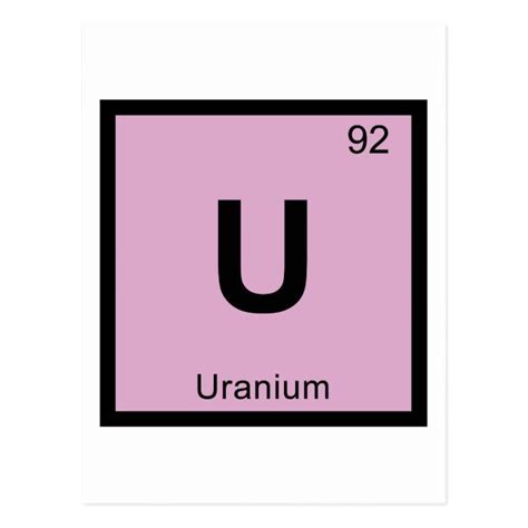 Uranium Periodic Table Symbol