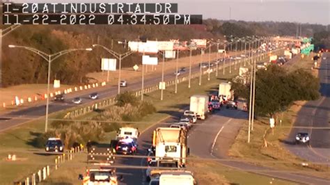 Semi fire causes major traffic jam on I-20E in Bossier | KTALnews.com