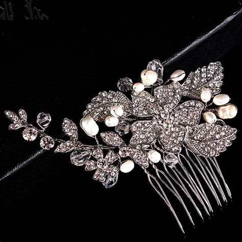New Design Leaf Synthetic Flower Combs Bridal Hair Decoration Wedding