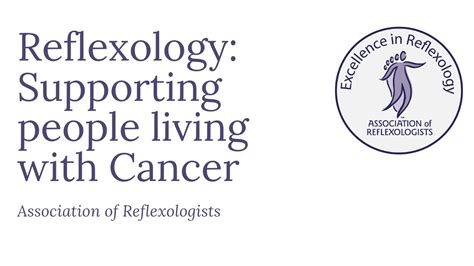 Reflexology Supporting People Living With Cancer Youtube
