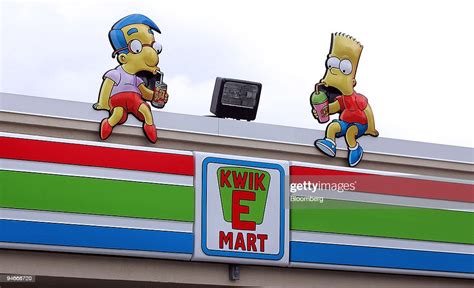 Milhouse Van Houten And Bart Simpson Props Sit Atop A Simpsons Styled