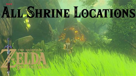 All 120 Shrine Locations The Legend Of Zelda Breath Of The Wild