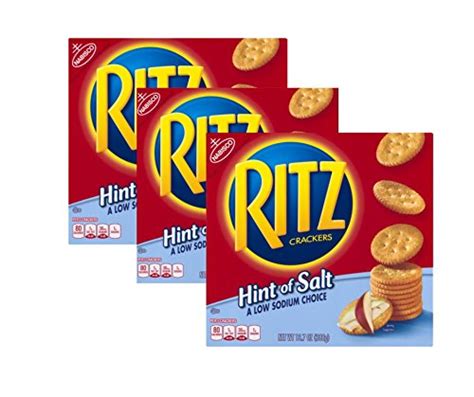 Best Ritz Crackers With No Salt