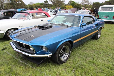 1969 Ford Mustang Mach 1 Cobra Jet Acapulco Blue The Firs Flickr