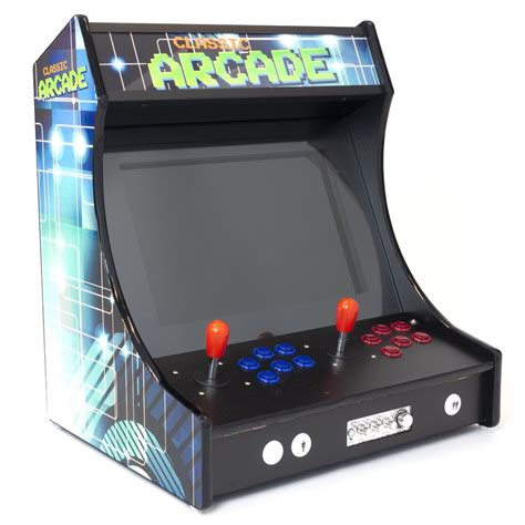 Way Back Arcades Mini Upright Bartop Arcade 2 Player 22 Lcd Scree