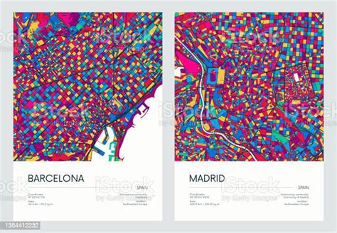 Ilustración De Mapa De Carreteras Detallado En Color Plano Urbano De La