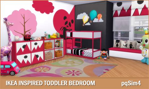 Ikea Inspired Toddler Bedroom Sims 4 Custom Content