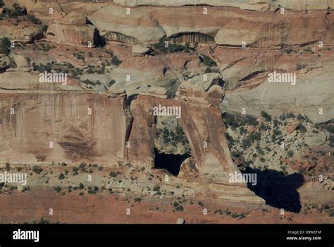 Aerial View Of The Needles Rock Formations At Canyonlands National Park
