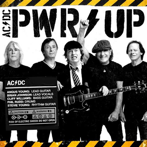 Thick, powerhouse chords and rhythms battle and groove with brian johnson, who shrieks for pleasure, not attention. AC/DC Reunite With Former Members For 'Power Up' - Stereogum