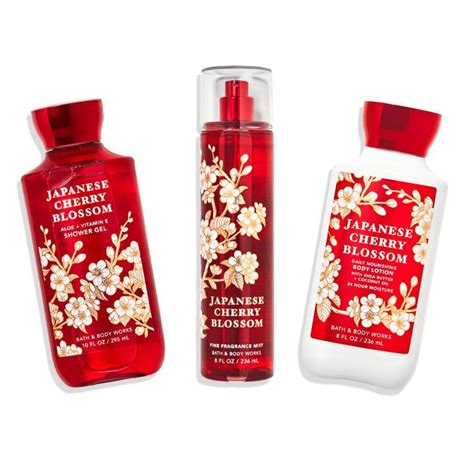 Bath Body Works Japanese Cherry Blossom Shower Gel Body Lotion