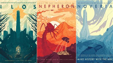 Mass Effect Fan Creates Gorgeous Posters Of Ilos Noveria And More
