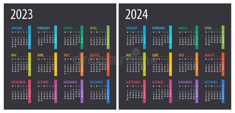 2024 Calendar Illustration Template Mock Up Week Starts On Sunday