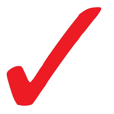 Red Check Icon Png