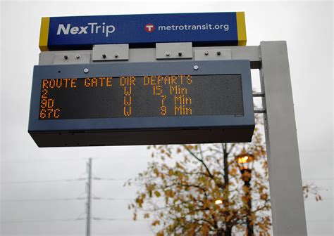 NexTrip signs added to several new locations - Metro Transit
