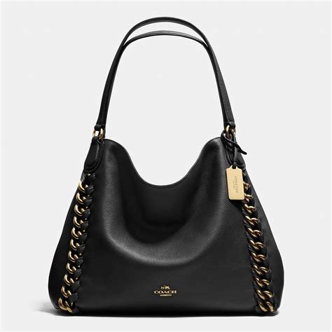 Black And Gold Coach Handbag