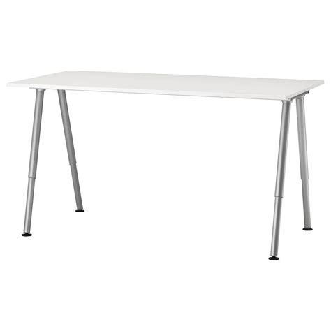 Optisch lässt sich der bekant sehr gut an deine individuellen wünsche anpassen, denn die. THYGE Desk - white, silver-colour 160x80 cm in 2020 ...