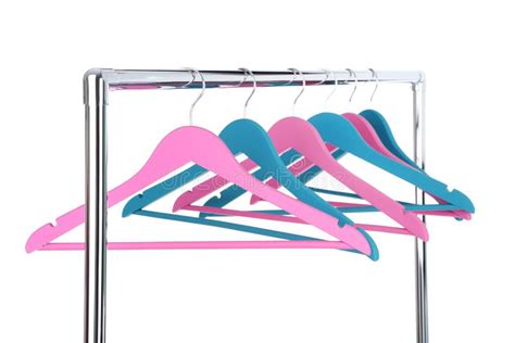 Colorful Hangers Stock Image Image Of Cloakroom Group 110762657