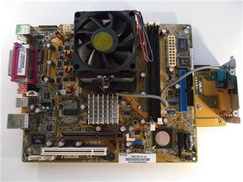 Asus Socket 754 K8stdp Rev 102 Motherboard With Amd Sempron 3100 180