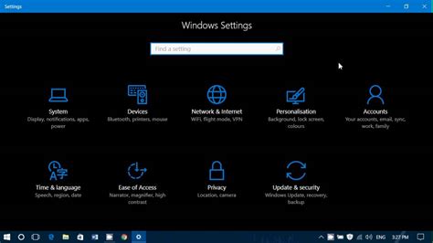 Windows 10 Settings The Basics Of Finding A Setting With Search Youtube