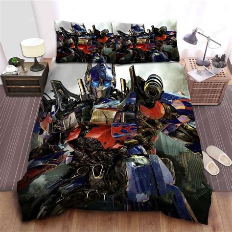 Transformer Optimus Prime In War Mode Bed Sheets Duvet Cover Bedding Sets Homefavo