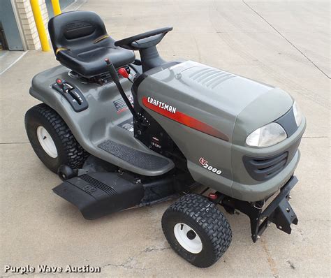 The on it issue is it will need a new front left tire as it is not holding air properly and is worn. Craftsman LT2000 lawn mower in Pratt, KS | Item DT9503 ...