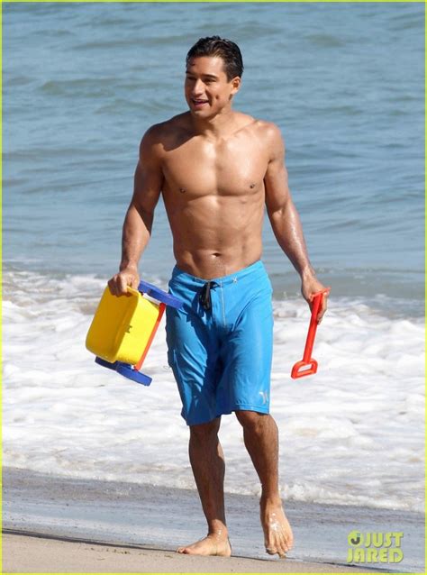 Mario Lopez Bared On Beach