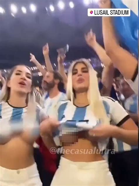 Argentina Fans Celebrate World Cup Wild Naked Trend Is Out Of Control