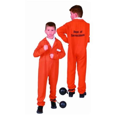Rg Costumes Escaped Convict Costume Size Child Medium One Size Ralphs