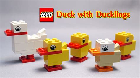 Lego Duck With Ducklings 40030 Youtube Lego Christmas Lego Ducklings