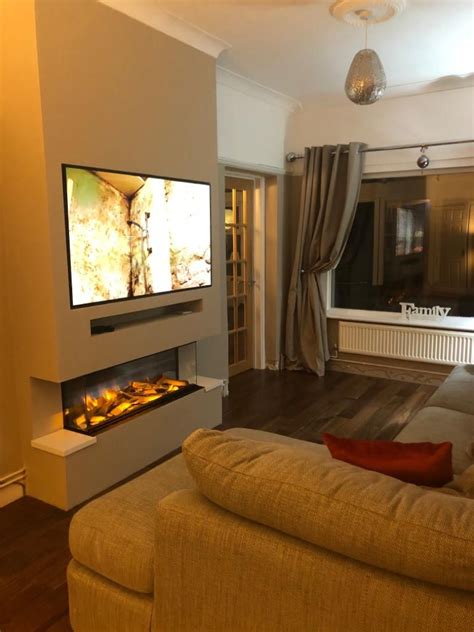 Check spelling or type a new query. In-set TV | Living room decor fireplace, Living room inspo ...
