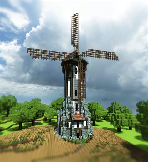 Medieval Windmill Minecraft Map