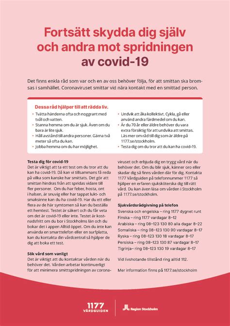 Information Om Covid 19 Arena Utbildning