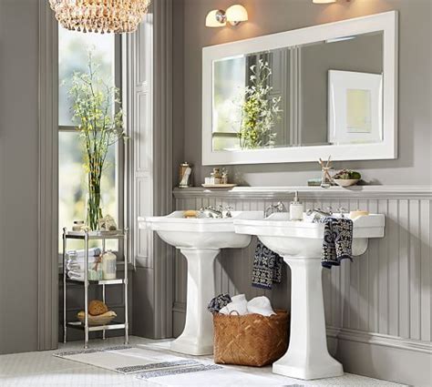 Paint four small canvases or squares of wood the same color. Metal Etagere, Tall, Polished Nickel finish at Pottery ...