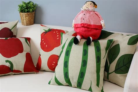 Fruit Pillow Cover Fresh Fruit Lovely Personality Series Cherry Tomato
