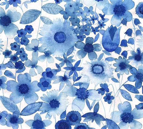Delft Blue Floral on Behance