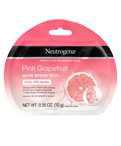 Pink Grapefruit Peel Off Face Mask For Acne Prone Skin Neutrogena®