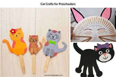 12 Adorable And Easy Cat Crafts For Preschoolers Frosting And Glue