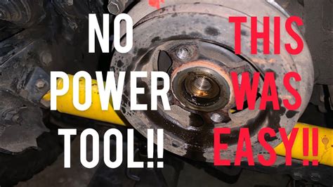 Removing Toyota 22re Crankshaft Pulley Bolt Using No Impact Youtube