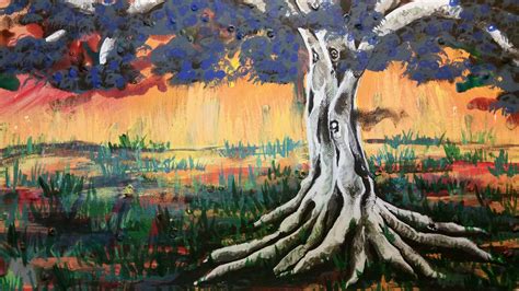 Tree With Roots Painting At Explore Collection Of