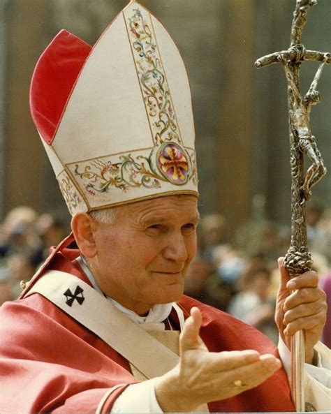 Pope Saint John Paul Ii Lady Of Fatima Talking Heads Johannes Paolo Crucifix Giovanni Our