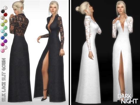 Sims 4 Cc Slit Dress