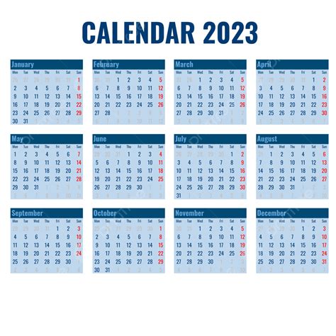 Blauer Tisch 2023 Kalender Kalender Kalender 2023 Kalender