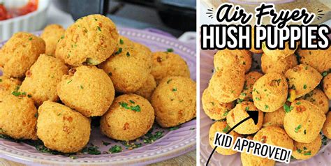 Healthy air fryer parmesan chicken with broccoli. Air Fryer Hush Puppies - Kitchen Fun With My 3 Sons