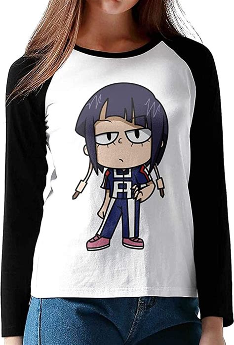 My Hero Academia Earphone Jack Jiro Kyoka Womens Long Sleeve T Shirt