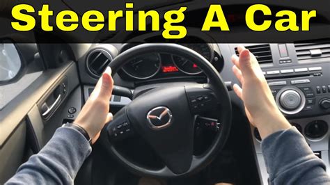 All drivers should still know how to control a car when skidding. Steering A Car-Beginner Driving Lesson - YouTube