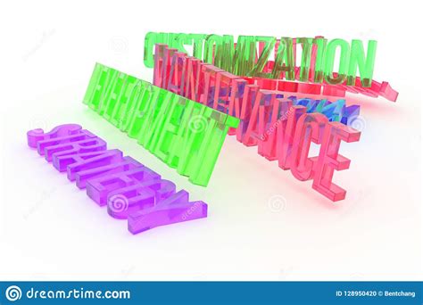 Strategy Development Business Conceptual Colorful 3d Rendered Words