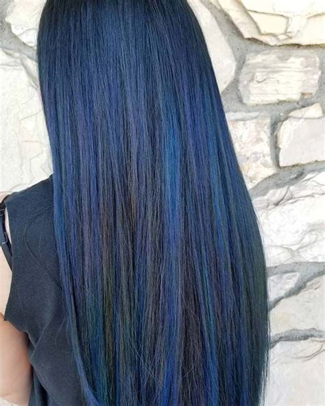 43 Beautiful Blue Black Hair Color Ideas To Copy Asap Page 4 Of 4