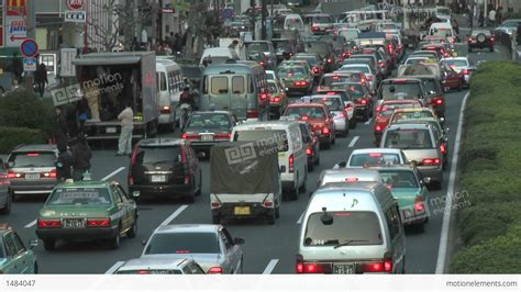 Rush Hour Traffic Jam In Shibuya Tokyo Japan Stock Video Footage