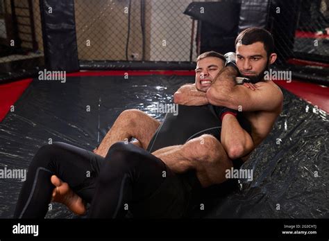 Two Men Grappling Hi Res Stock Photography And Images Alamy